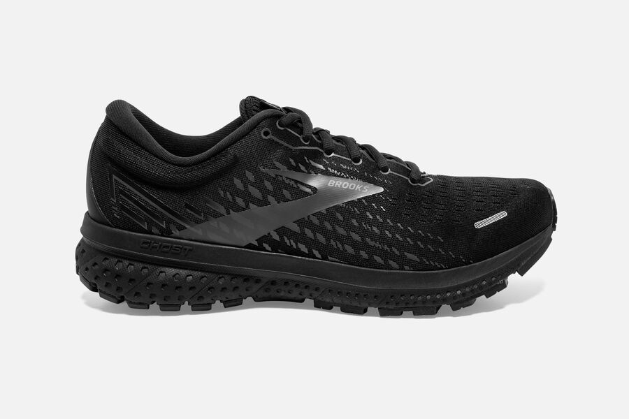 Brooks Men's Ghost 13 Road Running Shoes Black CDQM-16503